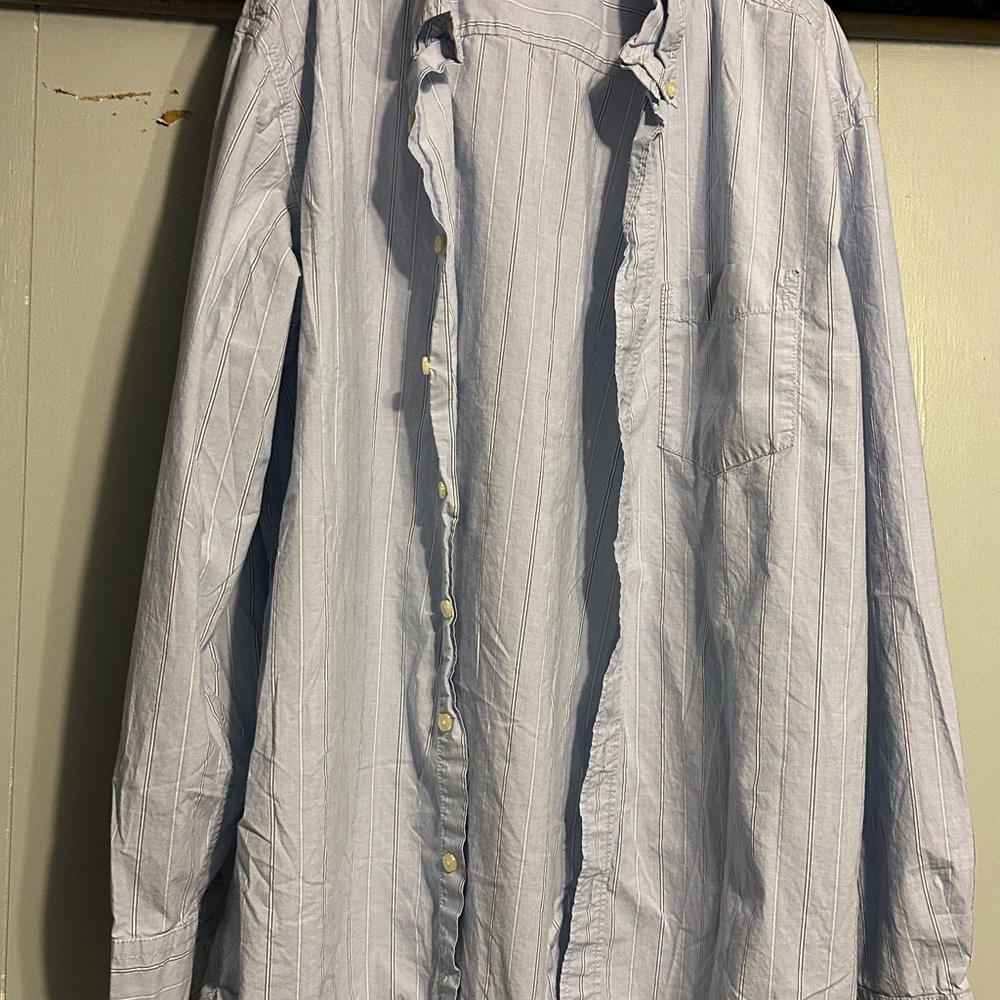 Old Navy Blue Casual Button Down Shirt